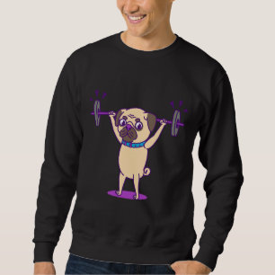 Sudadera Pug con una camiseta clásica 361