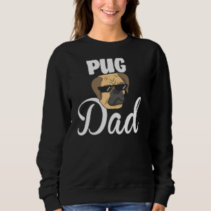 Sudadera Pug Dad Dog Rama Higos Padre Animal Dueño Mascota