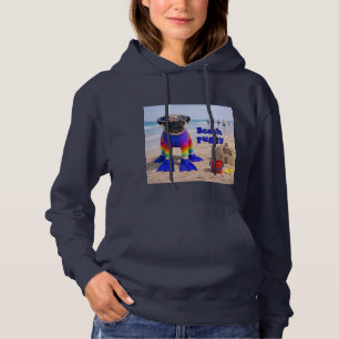 Sudadera Pug de Playa