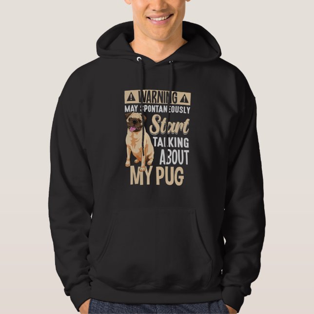 Sudadera Pug Dog Apparel For Pug Owner   (Anverso)