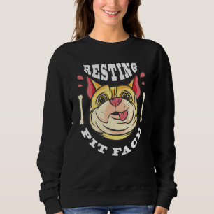 Sudadera Pug Dog Face Resting Pit Face Funny Perros Amantes