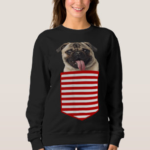 Sudadera Pug en Pocket Funny Dog Lover Classic T-Shirt 394