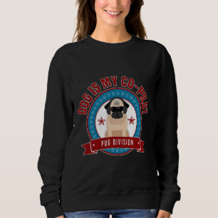 Sudadera Pug Es Mi Co-Piloto Clásico Camiseta 346