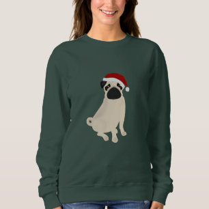 Sudadera Pug Holiday Sweatshirt