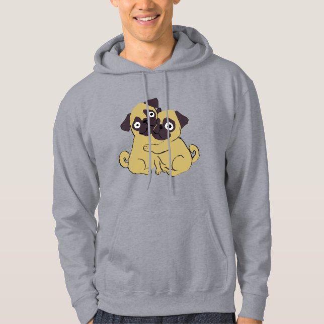 Sudadera Pug hug  (Anverso)