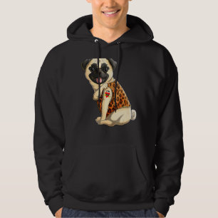 Sudadera Pug I Love Mom Tattoo Dog Mother's Day