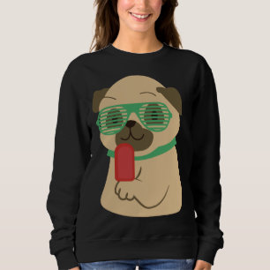 Sudadera Pug icecream lindo perro de pug Essential T-Shirt
