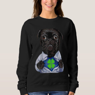 Sudadera Pug Irish C St Patrick Day Dog