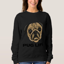 Pug Life - Cute Pug Face Cartoon