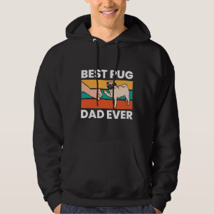 Sudadera Pug Lover Mejor Papá Pug Nunca Camiseta Esencial 9