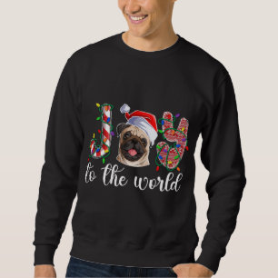 Sudadera Pug Navidades Pug Xmas Fiesta Pug Lover