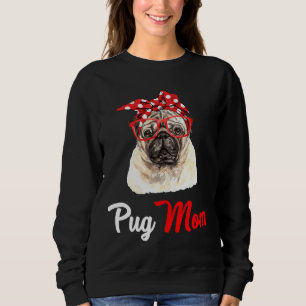 Sudadera pug , pug mama , pug mama , pug dog , pug regalo p