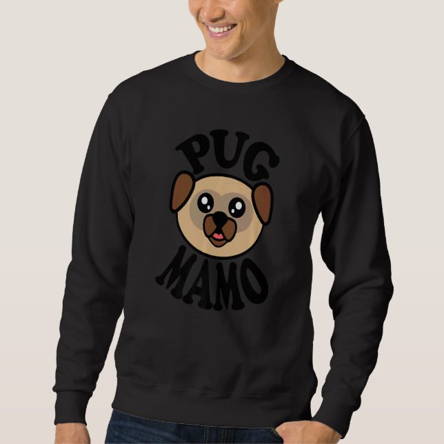 Sudadera Pug  Pug Mamo (Anverso)