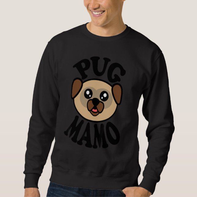 Sudadera Pug   Pug Mamo (Anverso)