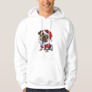 Sudadera Pug Santa Navidades de disfraces Pajama Cute Perro
