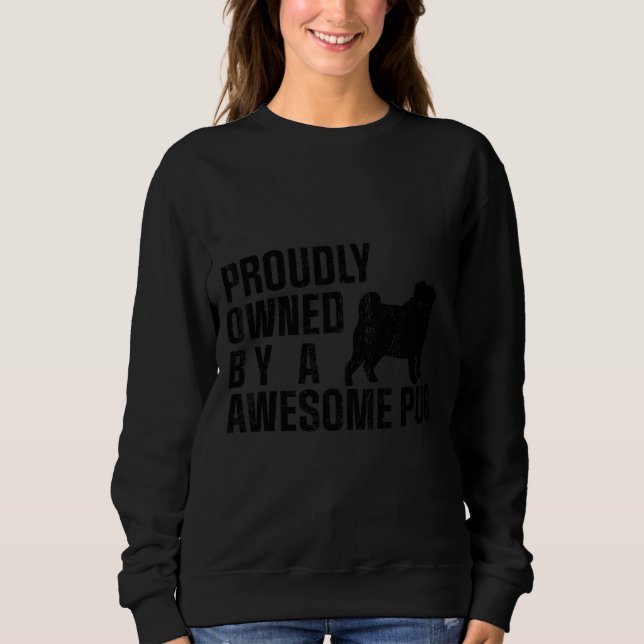 Sudadera Pug Saying Proud Pug (Anverso)