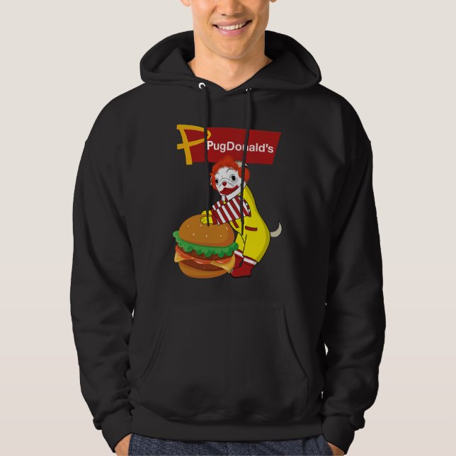 Sudadera PugDonald&x27;s-Pug Burger Burn Classic T-Shirt 2 (Anverso)