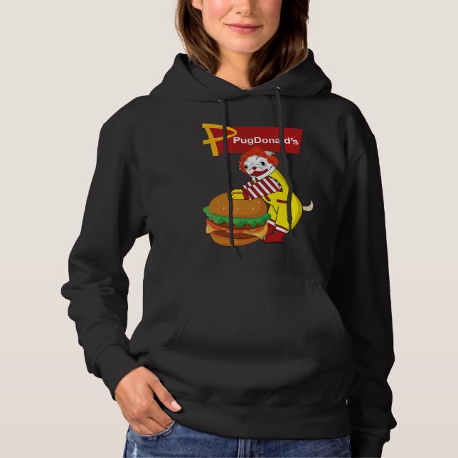 Sudadera PugDonald&x27;s-Pug Burger Burn Classic T-Shirt 2 (Anverso)