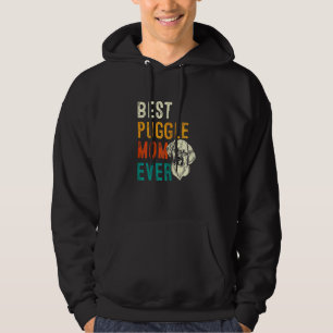 Sudadera Puggle Gráfico para mujeres chicas mamás Mamá Pugg