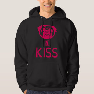 Sudadera ¡Pugs! Pug and Kiss - besos para perros - xoxo - p