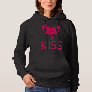 Sudadera ¡Pugs! Pug and Kiss - besos para perros - xoxo - p