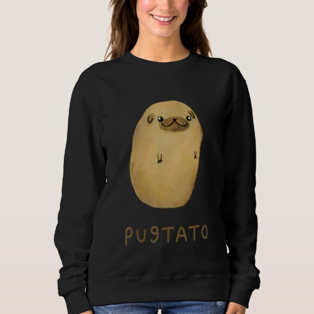 Sudadera Pugtato Cute Dog (Anverso)