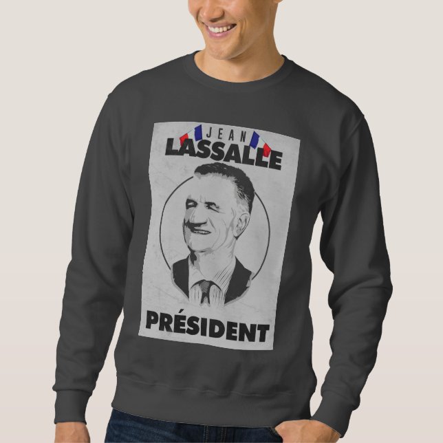 Sudadera Pull Jean Lassalle Président (Anverso)