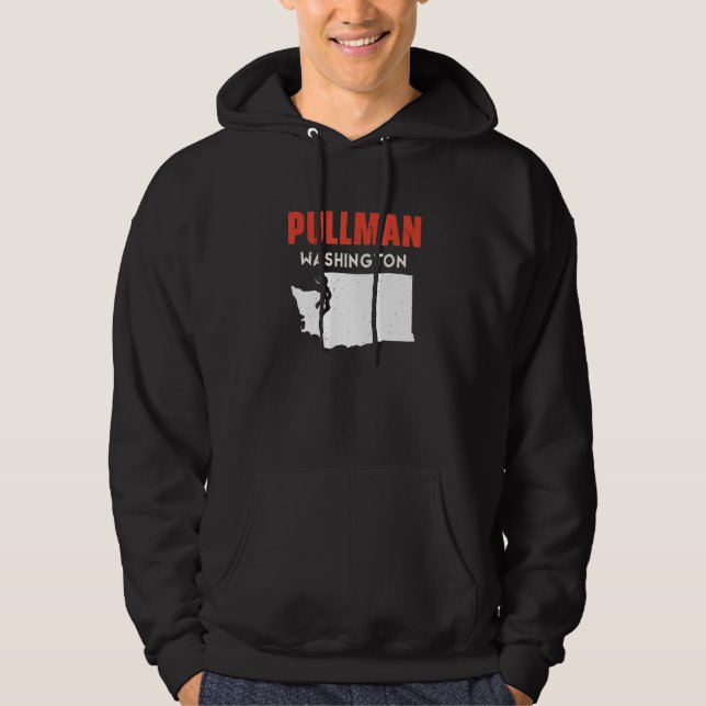 Sudadera Pullman Washington EE. UU. Estado América Viajar W (Anverso)