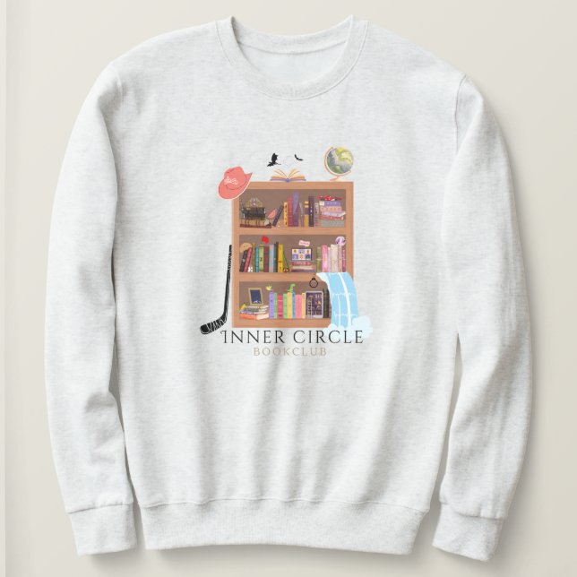 Sudadera Pullover Club Inner Circle Bookclub (Anverso del diseño)