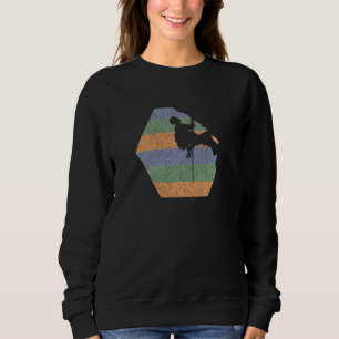 Sudadera Pullover de escalada de rock de montaña única