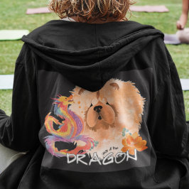 Sudadera Pullover hoodie CHOW arte delante y atrás