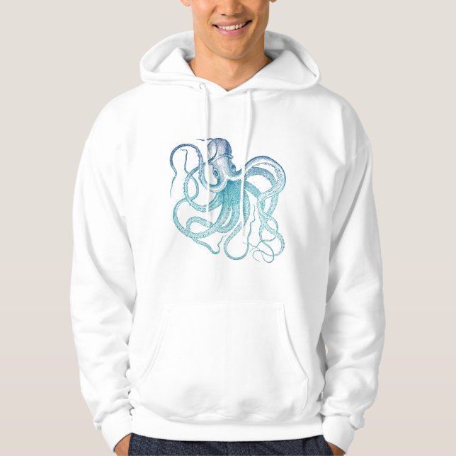 Sudadera Pulpito azul marino vintage (Anverso)