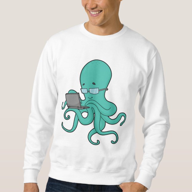 Sudadera Pulpito Portátil (Anverso)