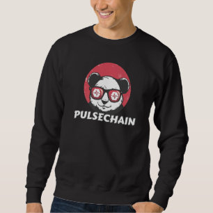 Sudadera Pulsechain Por Favor Cute Cripto Panda Sun Glasses