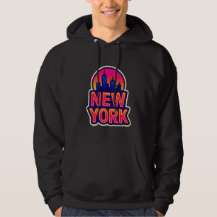 Sudadera Pulso urbano: luces de Nueva York