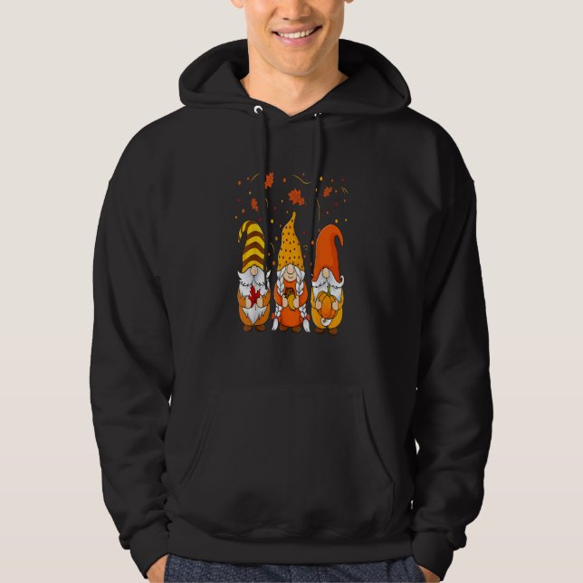 Sudadera Pumpkin Gnomes Fall Autumn Cute Halloween Thanksgi (Anverso)