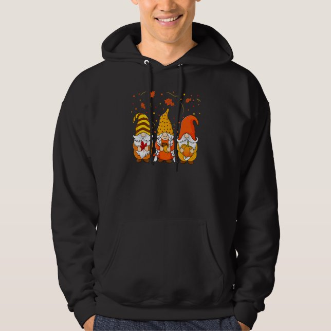 Sudadera Pumpkin Gnomes Fall Autumn Cute Halloween Thanksgi (Anverso)