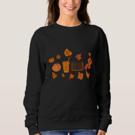 Sudadera Pumpkin Halloween Sweatshirt Fall Cozy Spooky Vibe