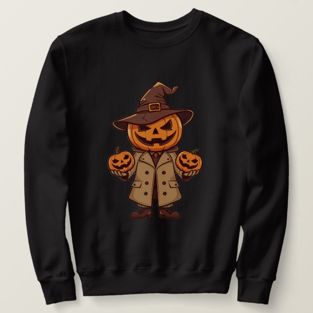 Sudadera Pumpkin man sweatshirt (Anverso del diseño)