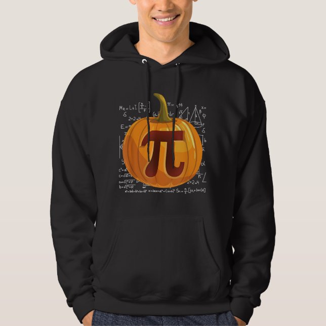 Sudadera Pumpkin Pie Math Funny Halloween Acción de Gracias (Anverso)