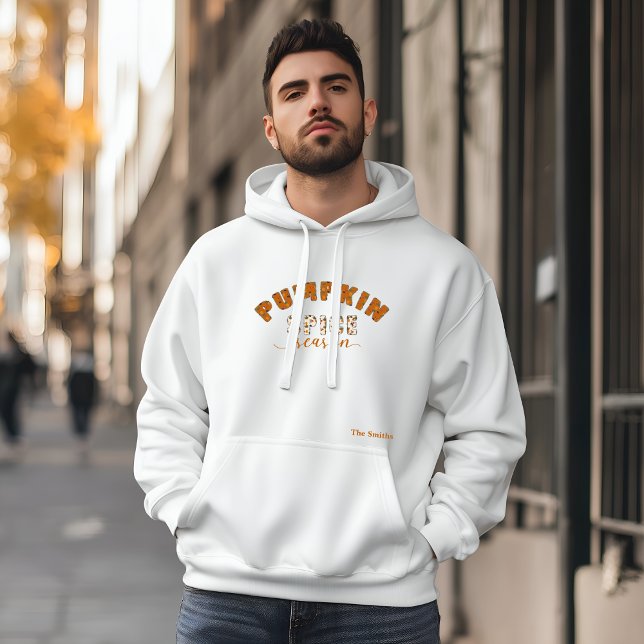 Sudadera Pumpkin Spice Season Vibes Personalize Name (Subido por el creador)