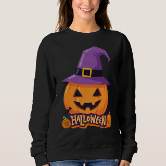 Sudadera Pumpkin with Witch Hat – Cute Halloween Jack O’Lan