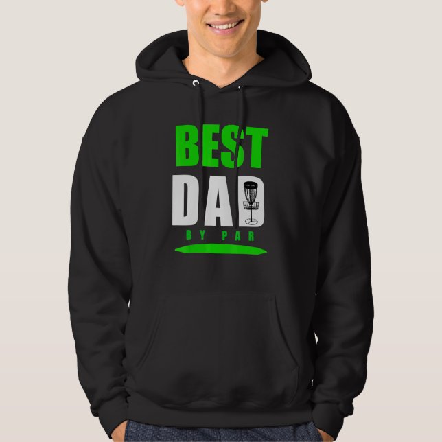 Sudadera Pun Best Dad By Disk Golf Para Frisbee Golfing Fat (Anverso)