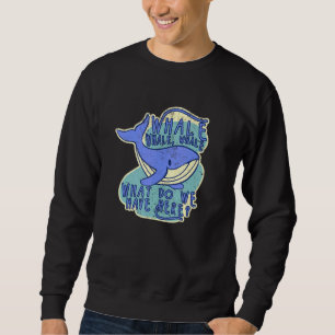 Sudadera Pun de ballena papá Chiste cruceros familiares bal