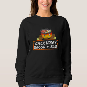 Sudadera Pun de comida Bacon Huevo Coco Dish Calcifer's