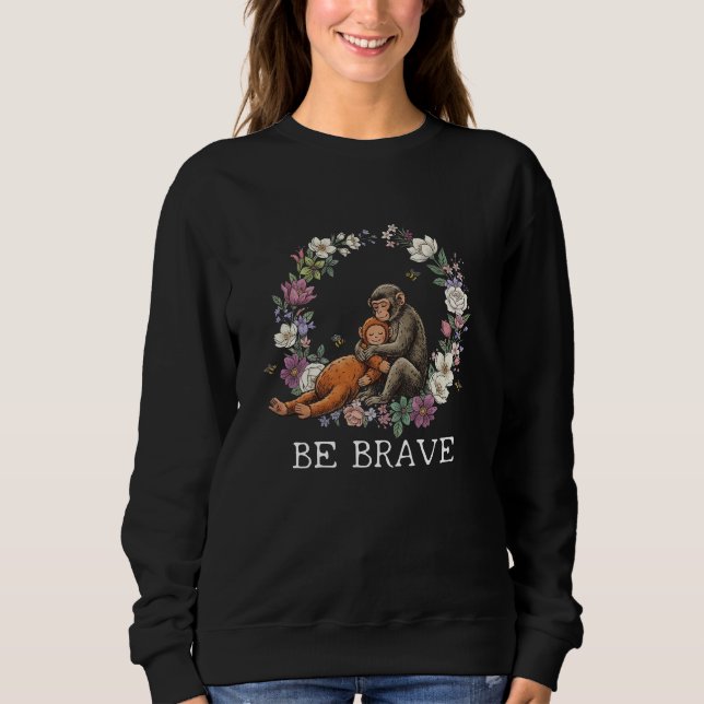 Sudadera Punch Monkey Be Brave (Anverso)