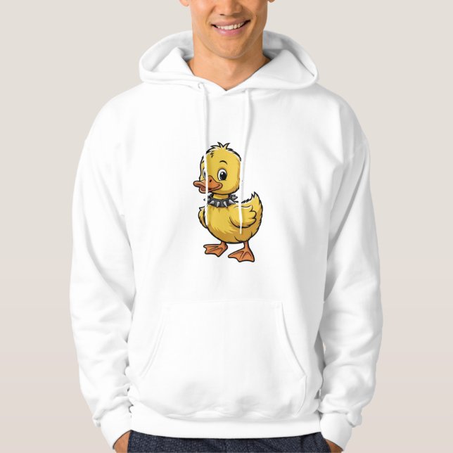 Sudadera Punk Duckling – Funny Rebel Animal Art (Anverso)