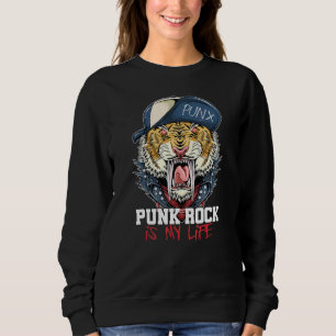 Sudadera Punk Rock Es Mi Vida I Anarquía Y Punker I Retro P