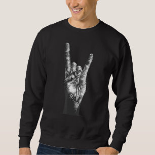 Sudadera Punk Rock mano Pagan ateo satánico anti iglesia P