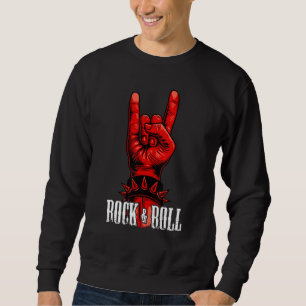 Sudadera Punk Rock & Roll Devil Saludos Concierto de Rocker